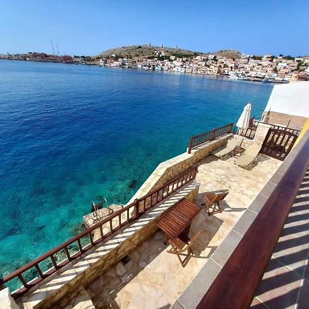 Villa Amalia Chalki Town Exterior foto