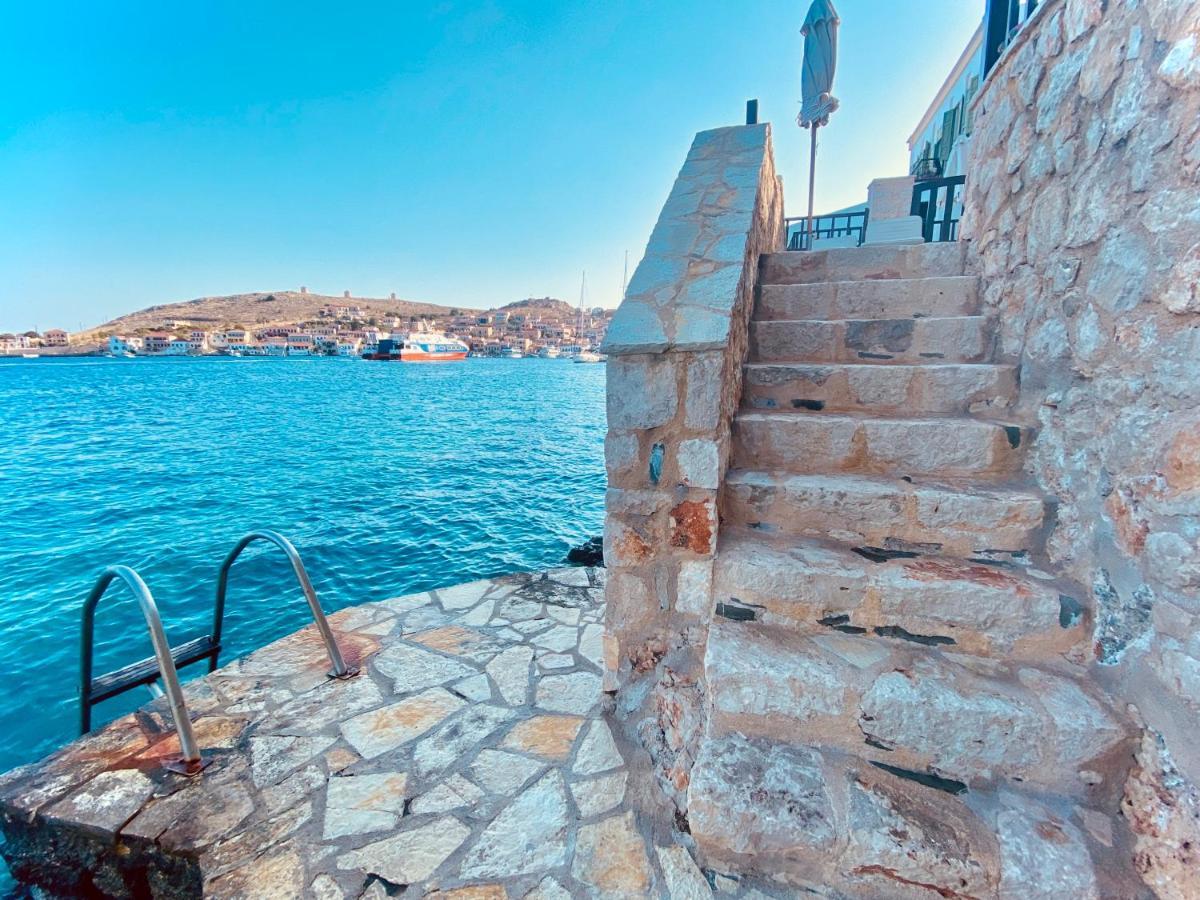 Villa Amalia Chalki Town Exterior foto